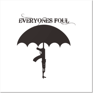 Big Umbrella- EVERYONES FOUL WHITE T-Shirt Posters and Art